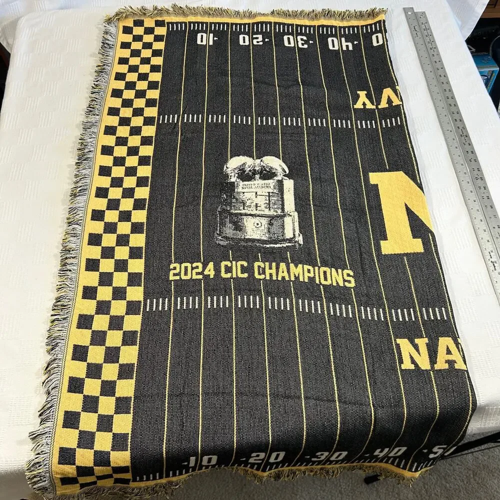 Navy Midshipmen 2025 Achievement Blanket 50